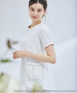 【LAURA ASHLEY】ナースジャケット(半袖)