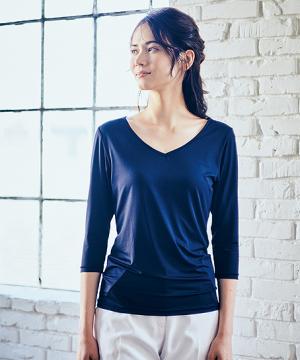 【O.C.M.D.】全4色・インナーTシャツ（7.2分袖・抗菌防臭・吸汗速乾・ストレッチ・レディース）※来期廃番予定※