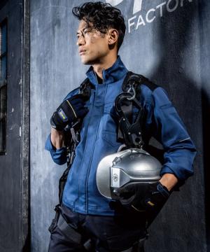 【全6色】ストレッチ長袖ジャケット（伸長率15％・帯電防止・接触冷感）