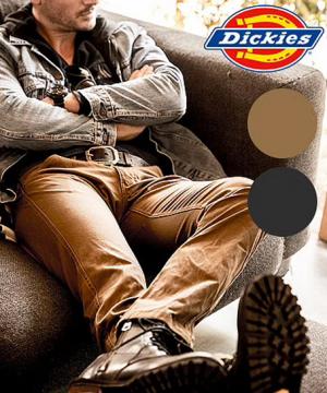 【Dickiesディッキーズ】ストレッチストレートパンツ
