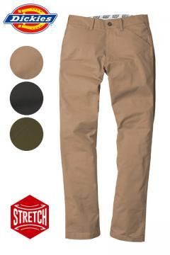 【Dickiesディッキーズ】ストレッチストレートパンツ