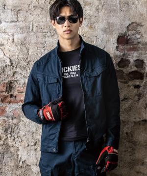 【Dickies】ディッキーズ・全3色・ストレッチヘリンボーンジャケット（男女兼用）