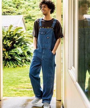 【Dickies】ディッキーズ　全3色・ストレッチウォバッシュ オーバーオール（男女兼用）