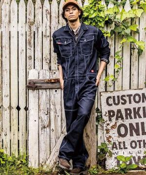 【予約商品】Dickiesディッキーズ ストレッチデニムツナギ(通年・男女兼用)