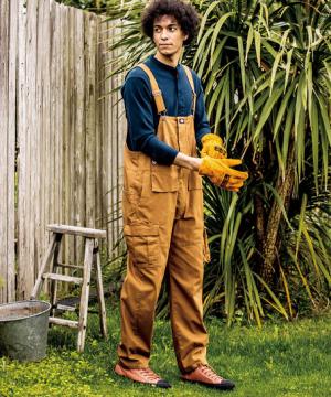 【Dickies】ディッキーズ　全5色・ストレッチオックス オーバーオール カーゴ（男女兼用）