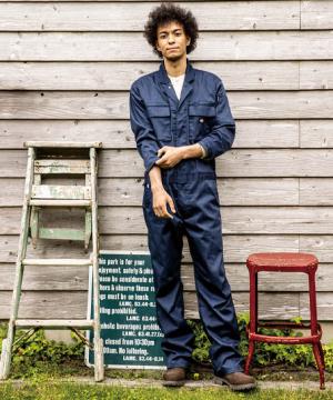 【Dickies】ディッキーズT/Cストレッチツナギ（男女兼用）