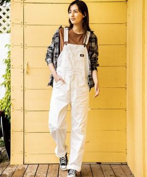 【Dickies】ディッキーズT/Cストレッチオーバーオール（男女兼用）