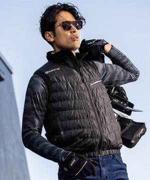 【空調風神服】全4色・ボルトクール日傘遮熱　風ダウンベスト（単品）