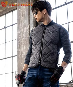 【全2色】ボルトヒート　キルティングベスト（電熱ウエア）