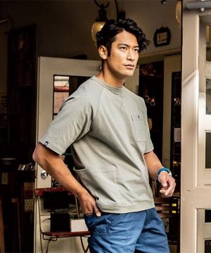 【GLADIATOR】グラディエーター ポケット半袖Tシャツ(綿100%/消臭)