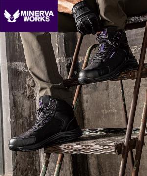 【全4色】ハーフカットセーフティー（鋼製先芯・軽量）