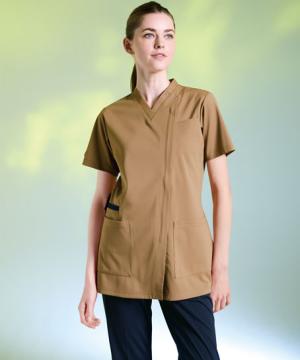 【ナガイレーベン】レディススクラブ（制菌・接触冷感・ストレッチ・エアーアームカット）