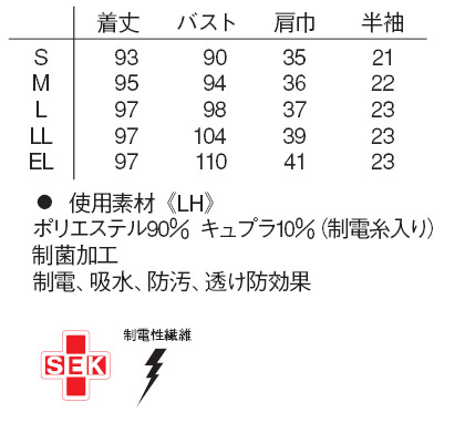 【ナガイレーベン】ワンピース(ウエストバイカラー) サイズ詳細