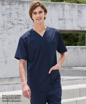 【ナガイレーベン】ＭPメンズスクラブ（ストレッチ・接触冷感・防シワ・制菌・制電・吸水性・防汚・形態安定）