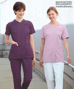 【ナガイレーベン】ＭPレディーススクラブ（ストレッチ・接触冷感・防シワ・制菌・制電・吸水性・防汚・形態安定）