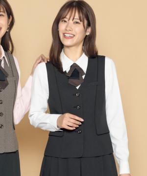 【全3色】ベスト（無地・ストレッチ・抗ウイルス加工・消臭）