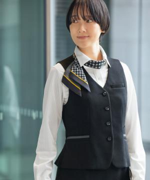 【全2色】極軽ベスト（ストレッチ・抗ウイルス加工・消臭）