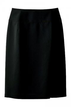 フロントプリーツ入りタイトスカート(ストレッチ)(58cm丈/9号)
