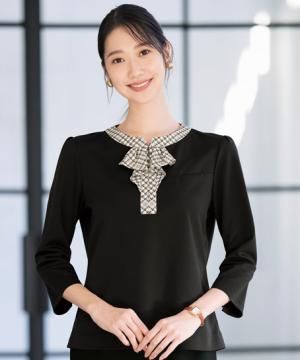 プルオーバー（九分袖・抗ウイルス加工・消臭）