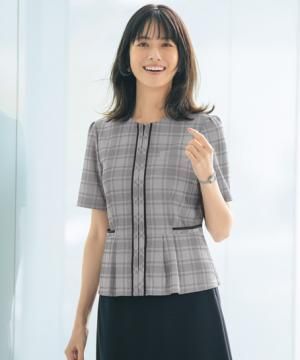 【全2色】オーバーブラウス（ニット・エコ・TioTioプレミアム/通気度152.2㎝3/㎝2・sec）