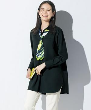 【JANE PACKER】オーバーシャツ（透け防止・ストレッチ）