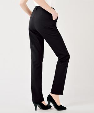 股上深めなめらかストレッチパンツ（透け防止・ストレッチ・制電・吸汗速乾・防汚加工・撥水撥油・SS～4Lサイズ）