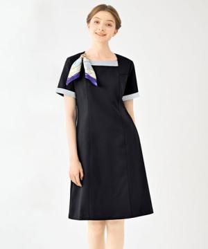 【全3色】ワンピース（ストレッチ・制電・UVカット・SS～３L）