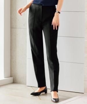 【全2色】裾上げラクラクパンツ（テーパード・ストレッチ）