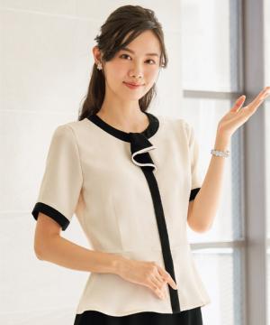 【全2色】オーバーブラウス（ストレッチ）