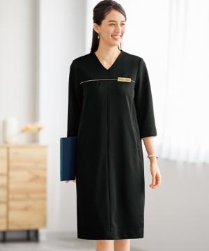 【全2色】ワンピース（ストレッチ・エコ素材）