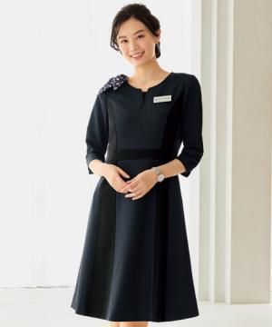 【全2色】ワンピース（制菌・透け防止・吸汗速乾・UVカット・ストレッチ・静電防止・エコ）