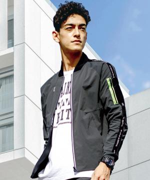 【G.G.】全2色・長袖ブルゾン（ストレッチ/伸長率15～20％未満・冷感・反射）