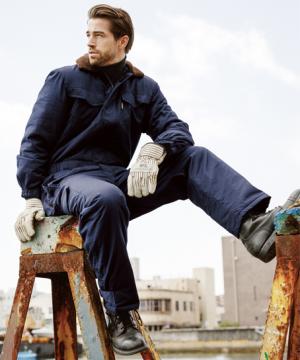 【全2色】防寒つなぎ（消臭・表地：綿100％）