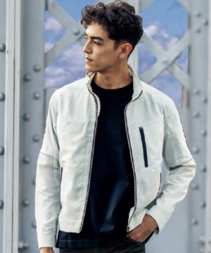 【G.G.】全2色・長袖ブルゾン（G.G.ロゴ無し（衿裏以外）/制電性・ストレッチ/伸長率20～30％未満・消臭）