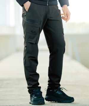 【G.G.】全3色・ワイドテーパードカーゴパンツ（消臭・反射・ストレッチ/伸長率30～50％未満）