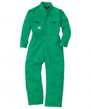 【全9色】キッズつなぎ（長袖・綿100％・吸汗/100～150cm）