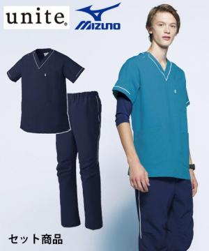【Mizuno】ミズノスクラブ白衣 上下セット(MZ0092・MZ0093)