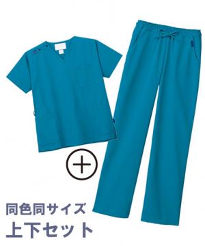 【ジアスクラブ】全6色・スクラブ＆パンツ上下セット7070SC・5023SC