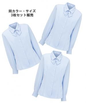 【4色】RB4135【長袖ブラウス(リボン付)】3枚セット