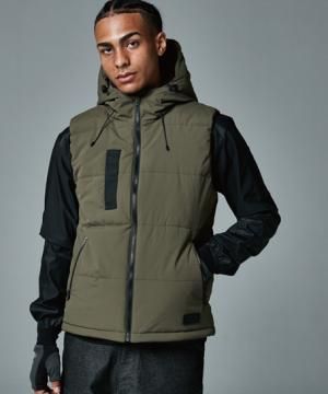 【全3色】TS DESIGN　リフレクティブファイバーダウンベスト（軽量・防風・反射・男女兼用）