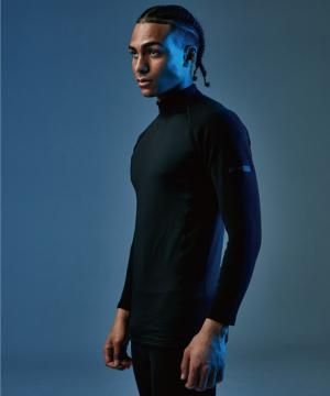 【全1色】TS DESIGN　ウインドストップハイネック（保温・防風・ストレッチ・メンズ）