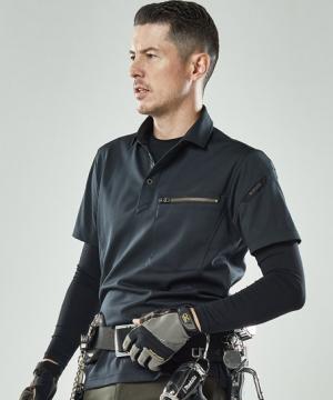 【全5色】TS DESIGN　半袖ニットポロシャツ（吸水速乾・帯電・男女兼用）