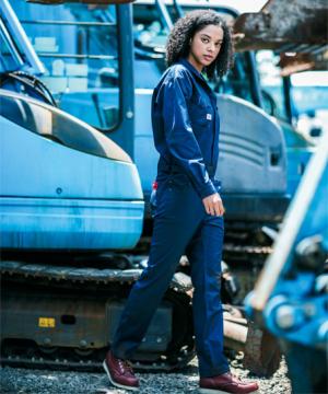 【全4色）つなぎ服（ストレッチ・国産生地）