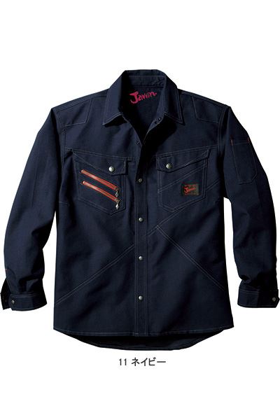 【Jawin】ストレッチ長袖シャツ