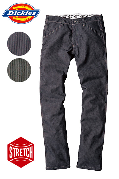 【Dickiesディッキーズ】ストレッチストレートパンツ