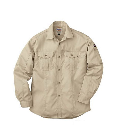 【Dickiesディッキーズ】長袖ロールアップシャツ