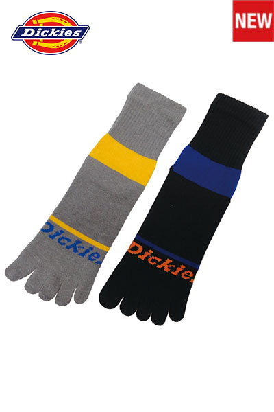 【Dickies】 5本指ロークルー2P 靴下・ソックス
