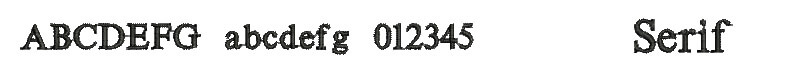 Serif