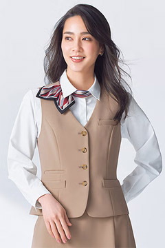 【全2色】ベスト（2WAYストレッチ・抗菌裏地）