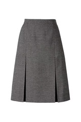 【全1色】プリーツスカート（抗菌防臭加工・グレースツイード）